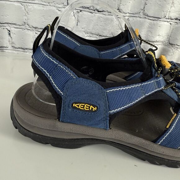 Keen Women Venice H2 Waterproof Sandal in Blue Yellow Size 11 US Outdoors Hiking - Picture 4 of 14